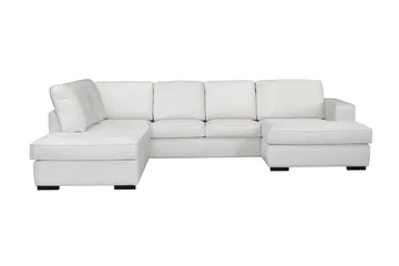 Steinland U-Soffa Divan Vänster - Vit, träben - Möbler - Soffa - U-soffa