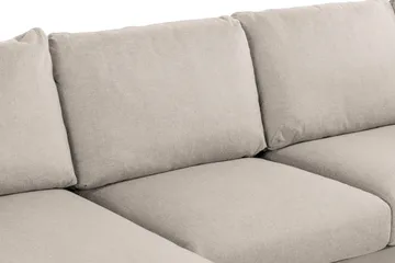 Trend 4-sits Högervänd U-formad Soffa med Divan och Schäslong i Tyg - Beige - Möbler - Soffa - U-soffa