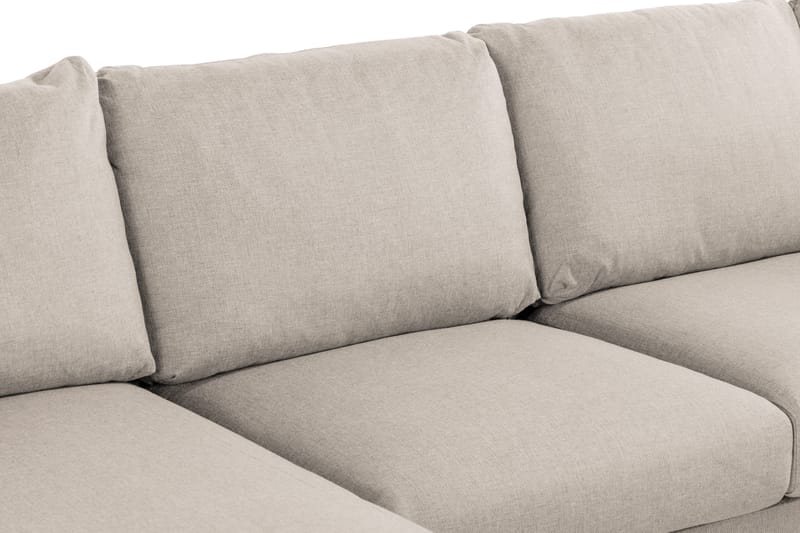 Trend 4-sits Högervänd U-formad Soffa med Divan och Schäslong i Tyg - Beige - Möbler - Soffa - U-soffa