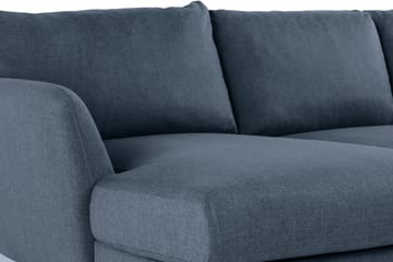 Trend 4-sits Högervänd U-formad Soffa med Divan och Schäslong i Tyg - Blå - Möbler - Soffa - U-soffa