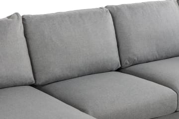 Trend 4-sits Högervänd U-formad Soffa med Divan och Schäslong i Tyg - Grå - Möbler - Soffa - U-soffa