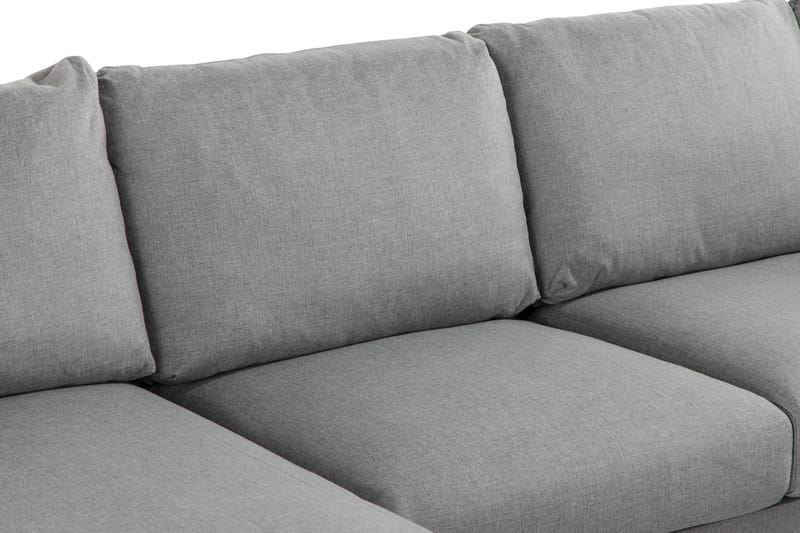 Trend 4-sits Högervänd U-formad Soffa med Divan och Schäslong i Tyg - Grå - Möbler - Soffa - U-soffa