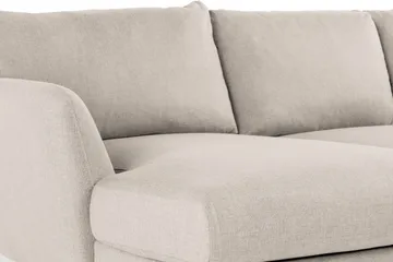 Trend 4-sits Vänstervänd U-formad Soffa med Divan och Schäslong i Tyg - Beige - Möbler - Soffa - U-soffa