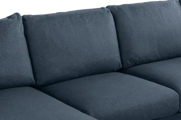Trend 4-sits Vänstervänd U-formad Soffa med Divan och Schäslong i Tyg - Blå - Möbler - Soffa - U-soffa