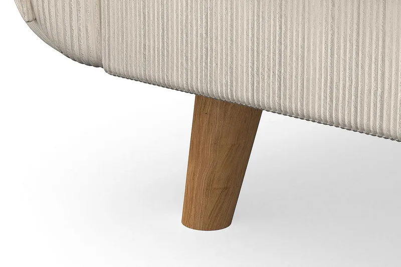 Trend Lyx 4-sits Högervänd U-formad Soffa med Divan och Schäslong i Manchester - Beige - Möbler - Soffa - U-soffa