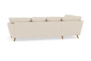 Trend Lyx 4-sits Högervänd U-formad Soffa med Divan och Schäslong i Manchester - Beige - Möbler - Soffa - U-soffa