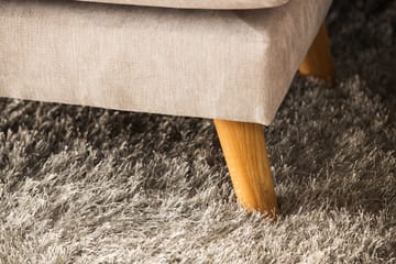 Trend Lyx 4-sits Högervänd U-formad Soffa med Divan och Schäslong i Tyg - Beige - Möbler - Soffa - U-soffa