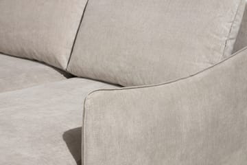Trend Lyx 4-sits Högervänd U-formad Soffa med Divan och Schäslong i Tyg - Beige - Möbler - Soffa - U-soffa