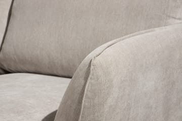 Trend Lyx 4-sits Högervänd U-formad Soffa med Divan och Schäslong i Tyg - Beige - Möbler - Soffa - U-soffa