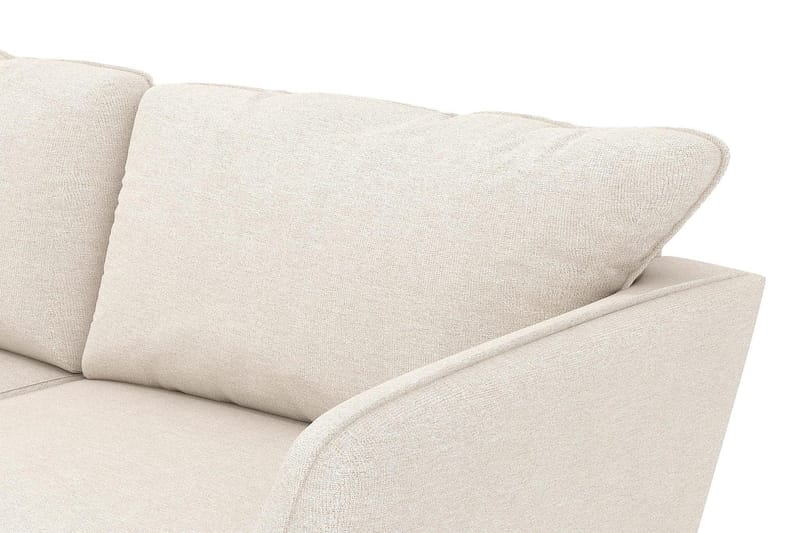 Trend Lyx 4-sits Högervänd U-formad Soffa med Divan och Schäslong i Tyg - Beige - Möbler - Soffa - U-soffa