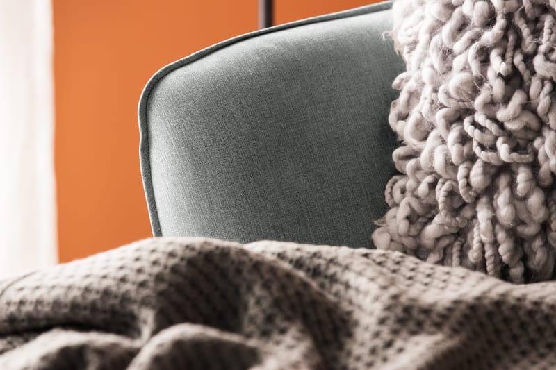 Trend Lyx 4-sits Högervänd U-formad Soffa med Divan och Schäslong i Tyg - Grå - Möbler - Soffa - U-soffa