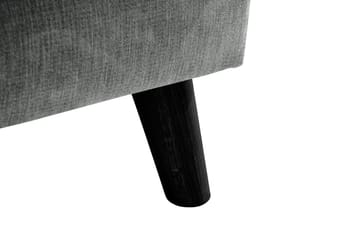 Trend Lyx 4-sits Högervänd U-formad Soffa med Divan och Schäslong i Tyg - Grå - Möbler - Soffa - U-soffa