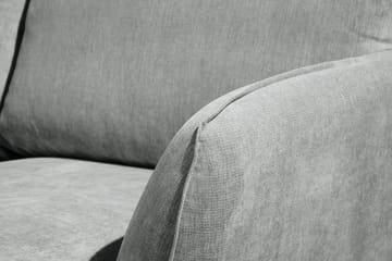 Trend Lyx 4-sits Högervänd U-formad Soffa med Divan och Schäslong i Tyg - Grå - Möbler - Soffa - U-soffa