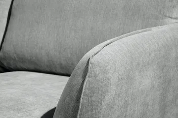 Trend Lyx 4-sits Högervänd U-formad Soffa med Divan och Schäslong i Tyg - Grå - Möbler - Soffa - U-soffa