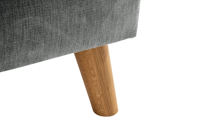 Trend Lyx 4-sits Högervänd U-formad Soffa med Divan och Schäslong i Tyg - Grå - Möbler - Soffa - U-soffa