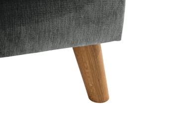 Trend Lyx 4-sits Högervänd U-formad Soffa med Divan och Schäslong i Tyg - Grå - Möbler - Soffa - U-soffa