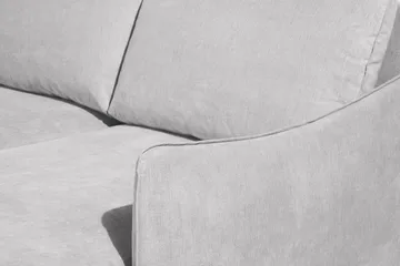 Trend Lyx 4-sits Högervänd U-formad Soffa med Divan och Schäslong i Tyg - Ljusgrå - Möbler - Soffa - U-soffa