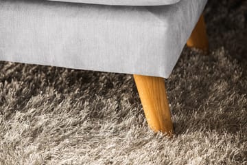 Trend Lyx 4-sits Högervänd U-formad Soffa med Divan och Schäslong i Tyg - Ljusgrå - Möbler - Soffa - U-soffa