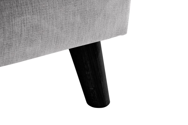 Trend Lyx 4-sits Högervänd U-formad Soffa med Divan och Schäslong i Tyg - Ljusgrå - Möbler - Soffa - U-soffa