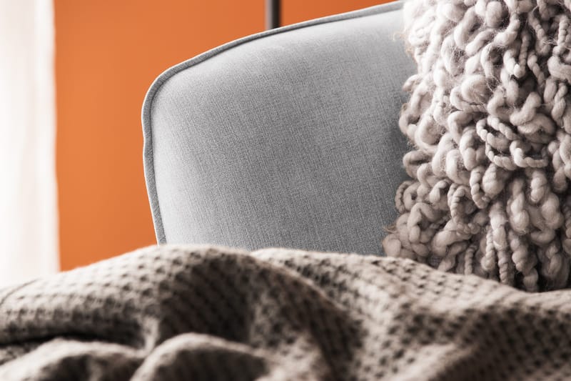 Trend Lyx 4-sits Högervänd U-formad Soffa med Divan och Schäslong i Tyg - Ljusgrå - Möbler - Soffa - U-soffa