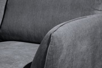 Trend Lyx 4-sits Högervänd U-formad Soffa med Divan och Schäslong i Tyg - Mörkgrå - Möbler - Soffa - U-soffa