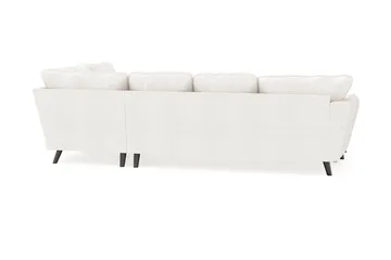 Trend Lyx 4-sits Vänstervänd U-formad Soffa med Divan och Schäslong i Bouclé - Vit - Möbler - Soffa - U-soffa