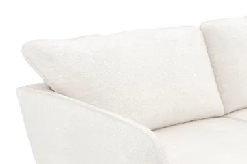 Trend Lyx 4-sits Vänstervänd U-formad Soffa med Divan och Schäslong i Bouclé - Vit - Möbler - Soffa - U-soffa