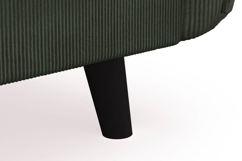 Trend Lyx 4-sits Vänstervänd U-formad Soffa med Divan och Schäslong i Manchester - Mörkgrön - Möbler - Soffa - Divansoffa & schäslongsoffa - 4 sits soffa med divan