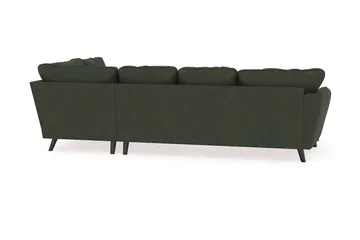 Trend Lyx 4-sits Vänstervänd U-formad Soffa med Divan och Schäslong i Manchester - Mörkgrön - Möbler - Soffa - Divansoffa & schäslongsoffa - 4 sits soffa med divan