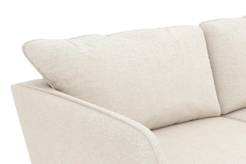 Trend Lyx 4-sits Vänstervänd U-formad Soffa med Divan och Schäslong i Tyg - Beige - Möbler - Soffa - U-soffa