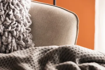 Trend Lyx 4-sits Vänstervänd U-formad Soffa med Divan och Schäslong i Tyg - Beige - Möbler - Soffa - U-soffa