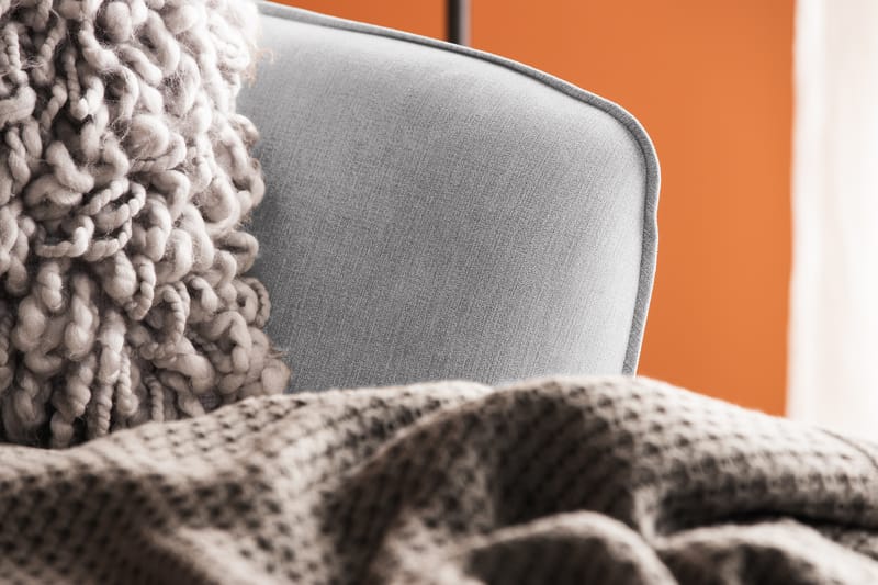 Trend Lyx 4-sits Vänstervänd U-formad Soffa med Divan och Schäslong i Tyg - Ljusgrå - Möbler - Soffa - U-soffa