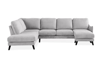 Trend Lyx 4-sits Vänstervänd U-formad Soffa med Divan och Schäslong i Tyg