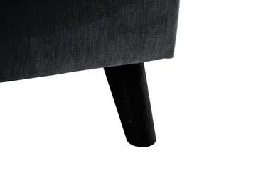 Trend Lyx 4-sits Vänstervänd U-formad Soffa med Divan och Schäslong i Tyg - Mörkgrå - Möbler - Soffa - U-soffa