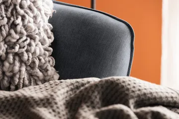 Trend Lyx 4-sits Vänstervänd U-formad Soffa med Divan och Schäslong i Tyg - Mörkgrå - Möbler - Soffa - U-soffa