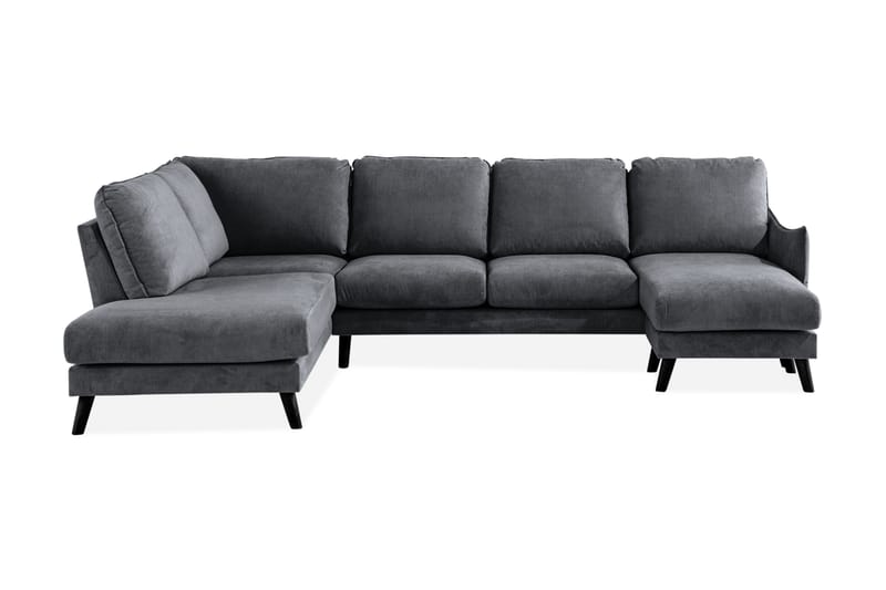 Trend Lyx U-soffa med Divan Höger - Mörkgrå - Möbler - Soffa - U-soffa