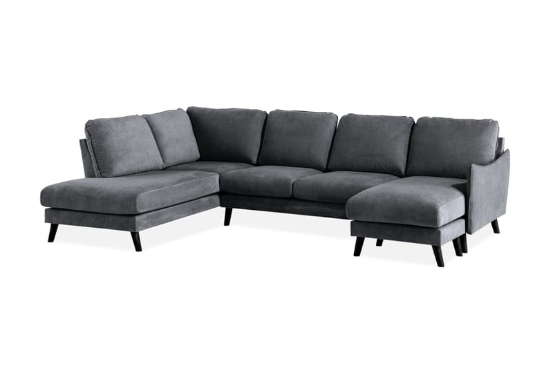 Trend Lyx U-soffa med Divan Höger - Mörkgrå - Möbler - Soffa - U-soffa