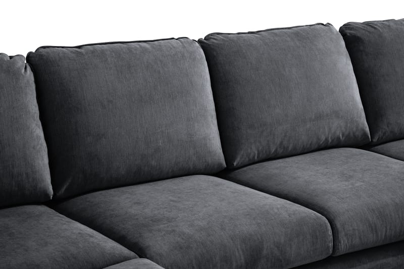 Trend Lyx U-soffa med Divan Höger - Mörkgrå/Ek - Möbler - Soffa - U-soffa