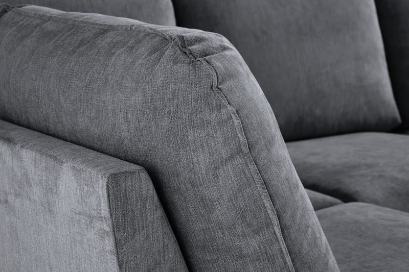 Trend Lyx U-soffa med Divan Höger - Mörkgrå/Ek - Möbler - Soffa - U-soffa