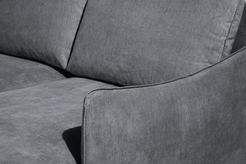 Trend Lyx U-soffa med Divan Höger - Mörkgrå/Ek - Möbler - Soffa - U-soffa