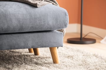 Trend Lyx U-soffa med Divan Höger - Mörkgrå/Ek - Möbler - Soffa - U-soffa