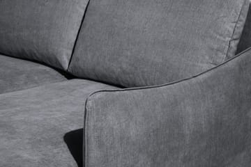 Trend Lyx U-soffa med Divan Höger - Mörkgrå/Svart - Möbler - Soffa - U-soffa