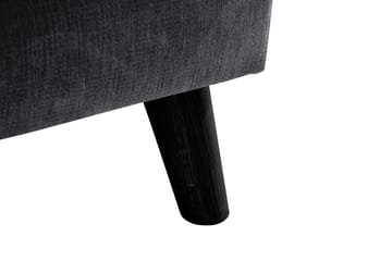 Trend Lyx U-soffa med Divan Höger - Mörkgrå/Svart - Möbler - Soffa - U-soffa