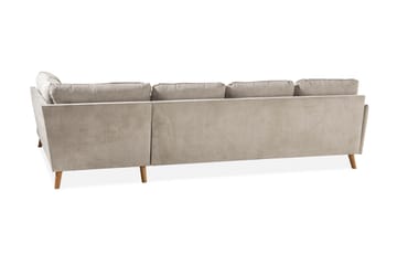 Trend Lyx U-soffa med Divan Vänster - Beige/Ek - Möbler - Soffa - U-soffa