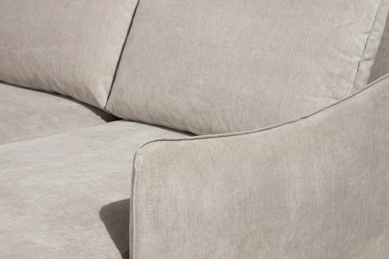 Trend Lyx U-soffa med Divan Vänster - Beige/Ek - Möbler - Soffa - U-soffa