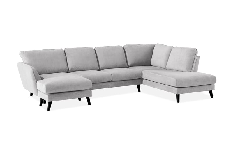 Trend Lyx U-soffa med Divan Vänster - Ljusgrå - Möbler - Soffa - U-soffa