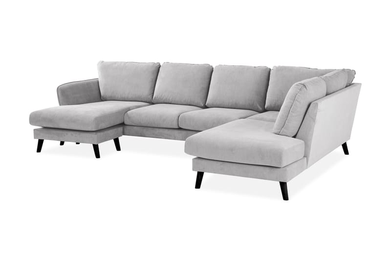 Trend Lyx U-soffa med Divan Vänster - Ljusgrå - Möbler - Soffa - U-soffa