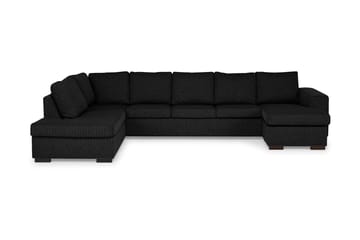 U-soffa Alter XXL med Divan Höger - Svart - Möbler - Soffa - U-soffa