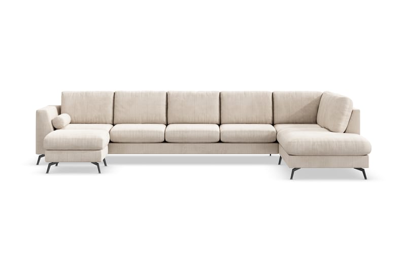 U-soffa Friday Lyx med Schäslong Höger - Beige - Möbler - Soffa - U-soffa