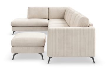 U-soffa Friday Lyx med Schäslong Vänster - Beige - Möbler - Soffa - U-soffa
